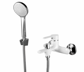 Смеситель Esko Sorrento white для ванны с лейкой, SR 54W - фото, отзывы, цена